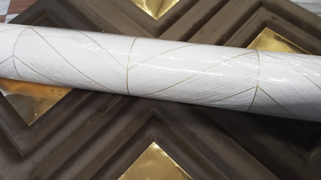 Premium Chevron Textured Wallpaper 57sqft ( sticking  glue packet free inside)