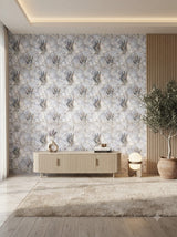 Premium wallpaper with glitter work ( sticking glue packet free )