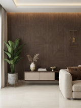 Modern 3D Walnut Fluted Decorative Wall Panel 2*2 (pack of 4)