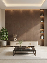 Modern 3D Walnut Fluted Decorative Wall Panel 2*2 (pack of 4)