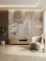 Customize Luxury Misty Forest Wallpaper ( pesting glue packet free inside )