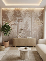 Customize Luxury Misty Forest Wallpaper ( pesting glue packet free inside )
