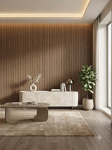 Modern Wooden Slat wallpaper 57sqft ( sticking  glue packet free inside)