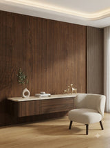 Classic Walnut Wood Grain –  Self adhesive sticker wallpaper 45*5mtr(22sqft covering)