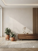 Premium Linen Texture Wallpaper – Elegant Minimalist Collection 57sqft ( sticking  glue packet free inside)