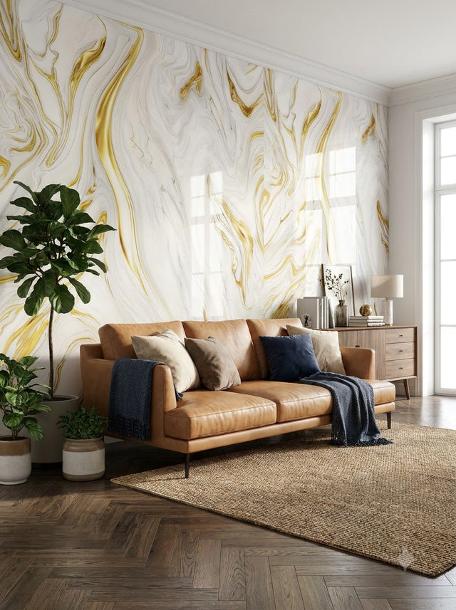 Uv marble roll 4*10 self adhesive