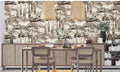 Premium wallpaper 57 SQFT roll with sticking glue packet