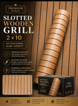 Wooden grill roll 2*10 feet self adhesive 5mm thickness