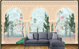 Customize Luxury Palace Garden Mural Wallpaper ( pesting glue packet free inside) (Copy)