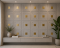 Modern 3D Fluted Decorative Wall Panel 2*2 (pack of 4)
