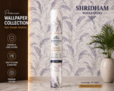 Premium wallpaper feather design with glitter work 57 SQFT( sticking glue packet free)